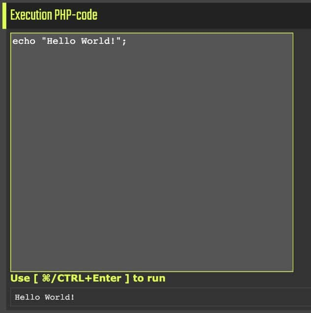 Die Webshell bietet zahlreiche Verbesserungen an der Nutzeroberfläche. Dazu gehören unter anderem eine neue Breadcrumb-Navigationsleiste, Tastaturkürzel, Syntaxmarkierung, saubere Bearbeitung von PHP-Code (Abbildung 6), schnelles Kopieren in die Zwischenablage mit einem einfachen Klick und vieles mehr.