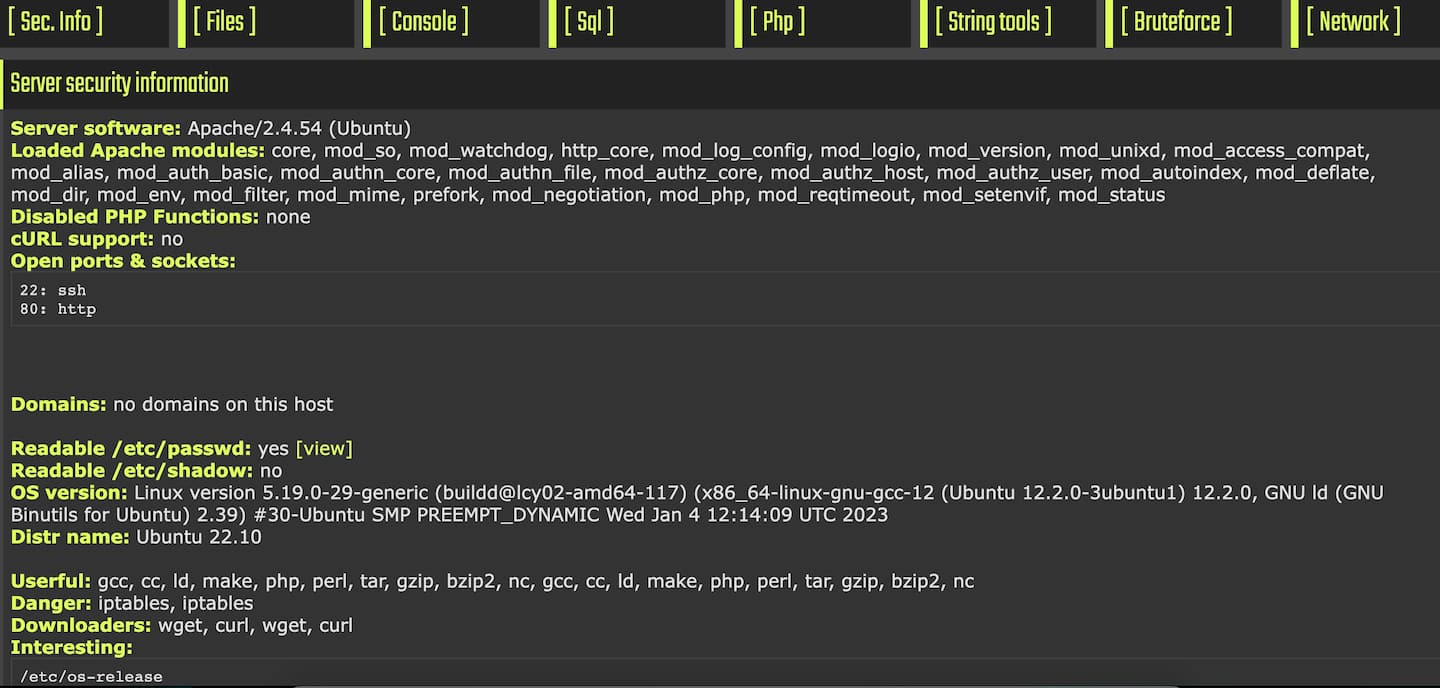 Webshell wso-ng