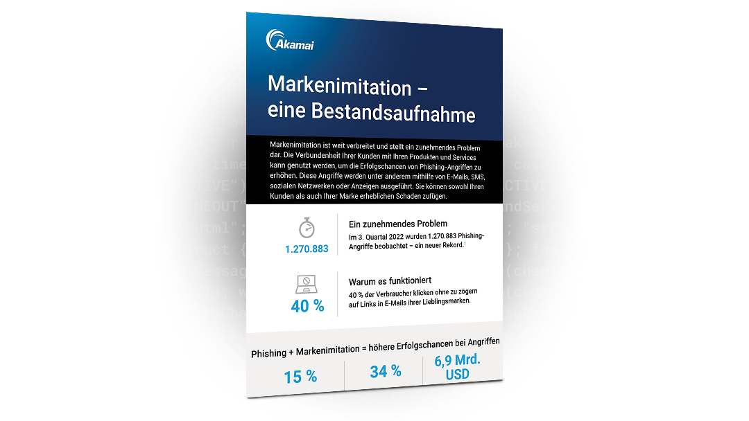 Akamai-Infografik: Markenimitation – eine Bestandsaufnahme