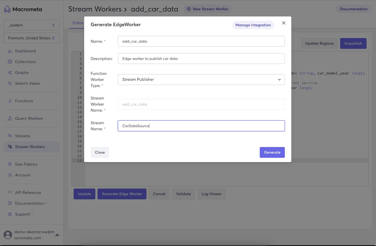 Fig. 3: Adding EdgeWorkers details