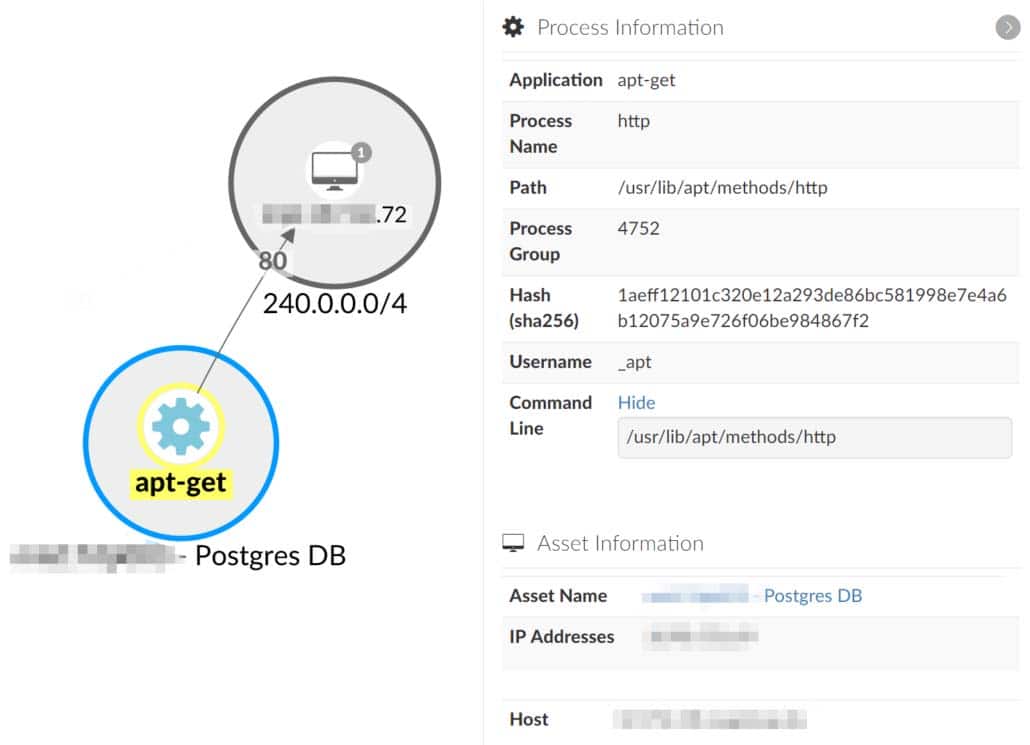 apt-get communicating with an unknown internal server