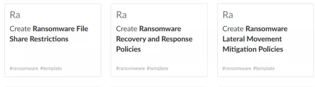 Guardcore’s ransomware recovery and response templates