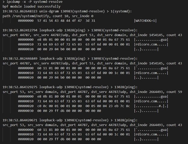  ipcdump is for more than just debugging your own software – it’s also a good way to understand how a program you’re interested in works