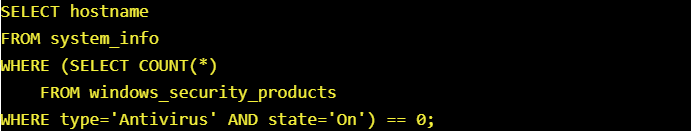 Query all your Windows assets to identify which ones receive SMBv1 connections.