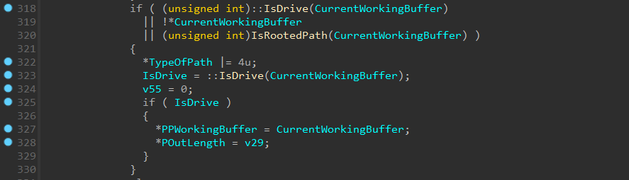 As part of our reversing of the patches to the bypasses, we noticed new code added in CrackUrlFile in July 2023, which seemed to be unrelated to our bypasses (Figure 1).