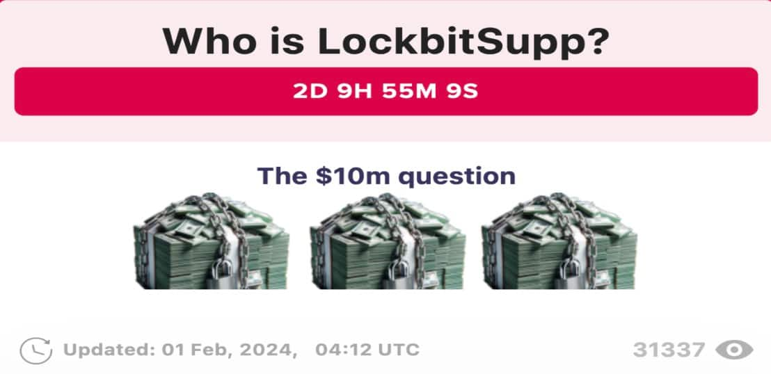  He even offered a US$10 million bounty on himself to unmask his identity (Figure 4).