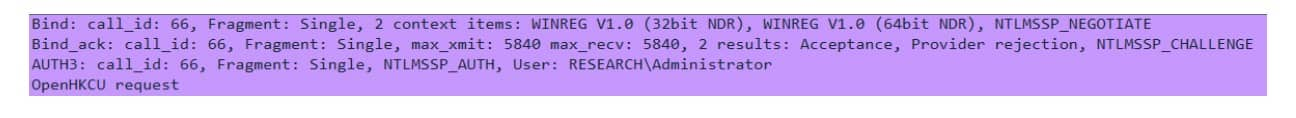 The client has to send another message, called AUTH3, with the challenge response (Figure 7).