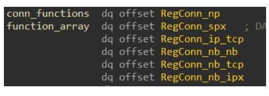 We just need to figure out why there are two conflicting calls. Looking at the function logic, we can see that it has a function pointer variable and an array of functions (Figure 6).