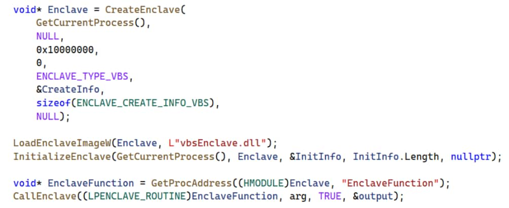 Figure 3 is an example of code implementing this process (a more detailed example is provided by Microsoft).