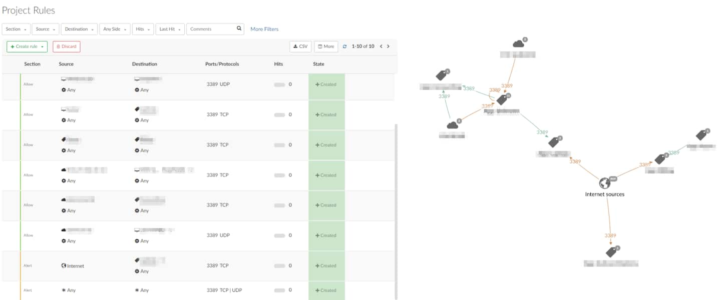 Several of our customers rely on Akamai Hunt’s detection engine, which actively identifies instances of default administrative communication and generates tailored rule suggestions to effectively segment administrative traffic without disrupting the network’s functionality (Figure 5).