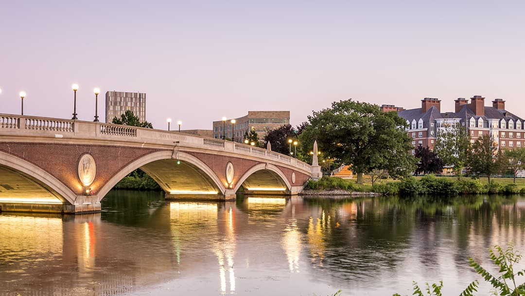 A bridge over a river, Cambridge, MA 