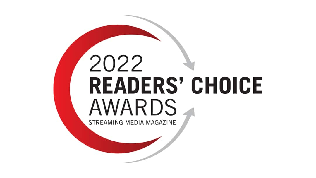 2022 Readers' Choice Awards Streaming Media Magazine logo