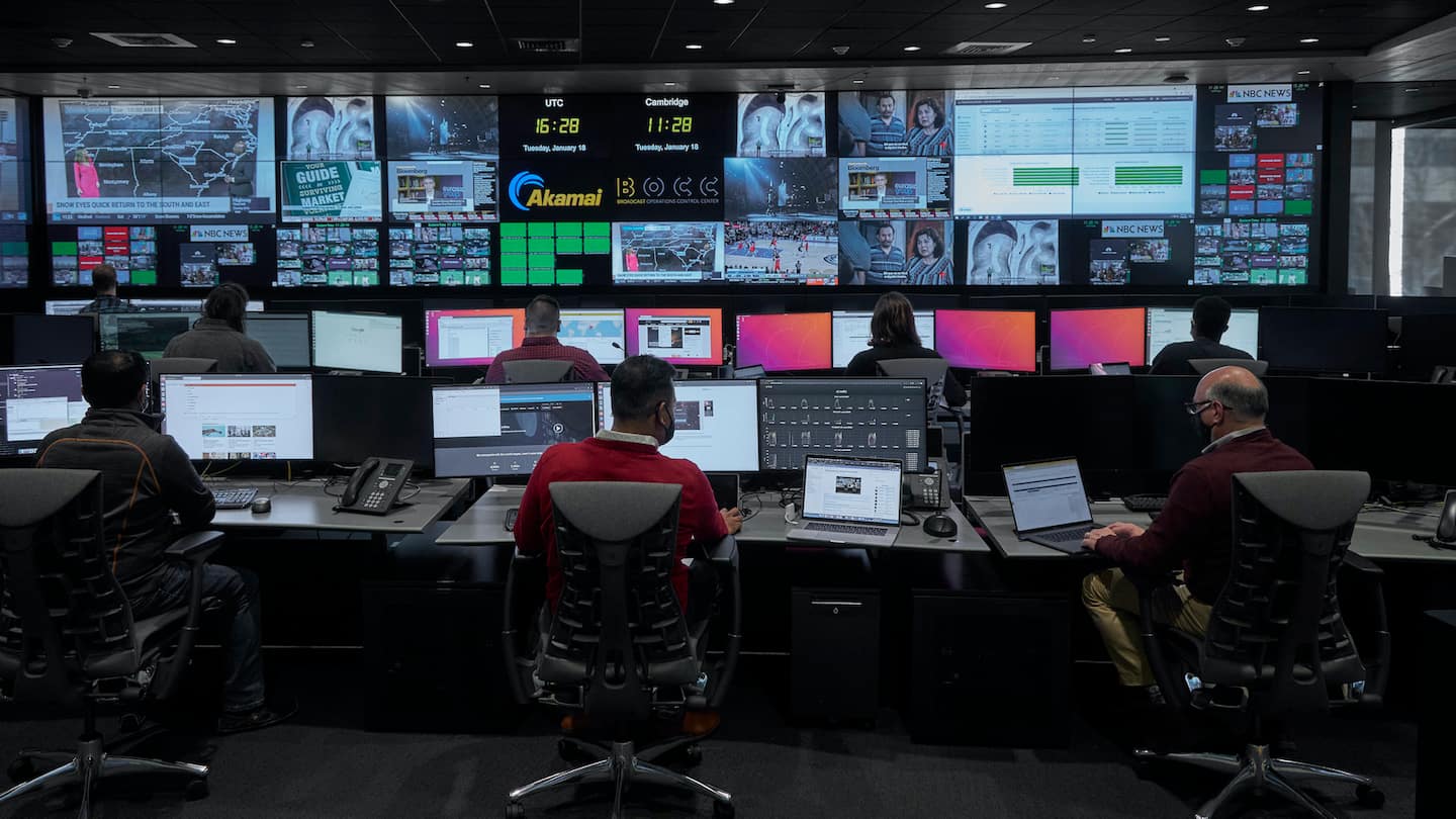 Akamai Managed Content Protection service is delivered out of its Broadcast Operations Command Center