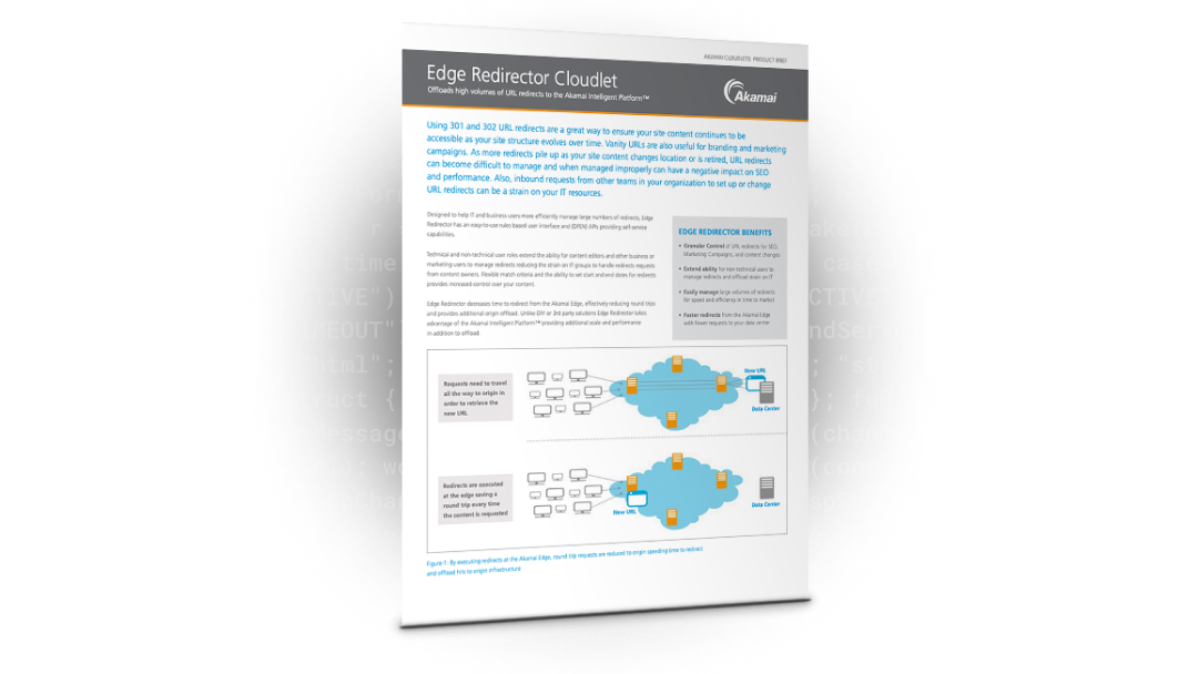 Edge Redirector Cloudlet Product Brief