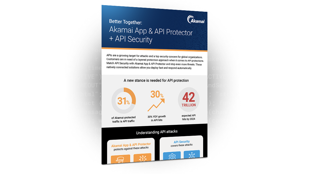 Better Together: Akamai App & API Protector + API Security Infographic ...