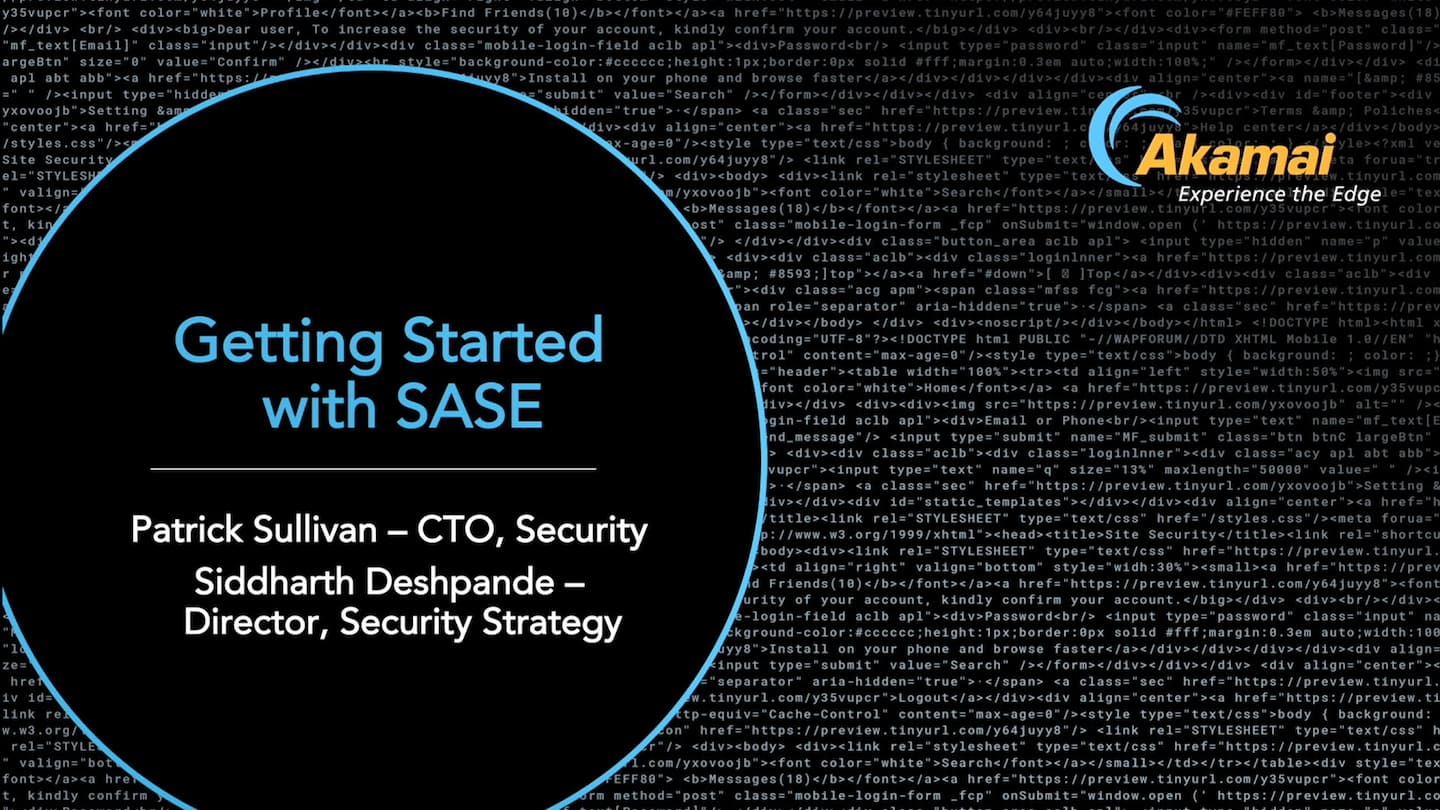 Getting Started with SASE