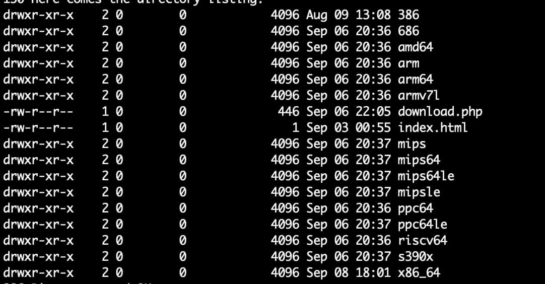 Fig. 2: Varias arquitecturas de CPU compatibles