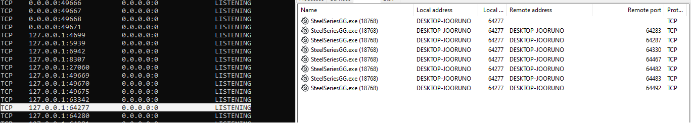 Aplicación SteelSeries GG