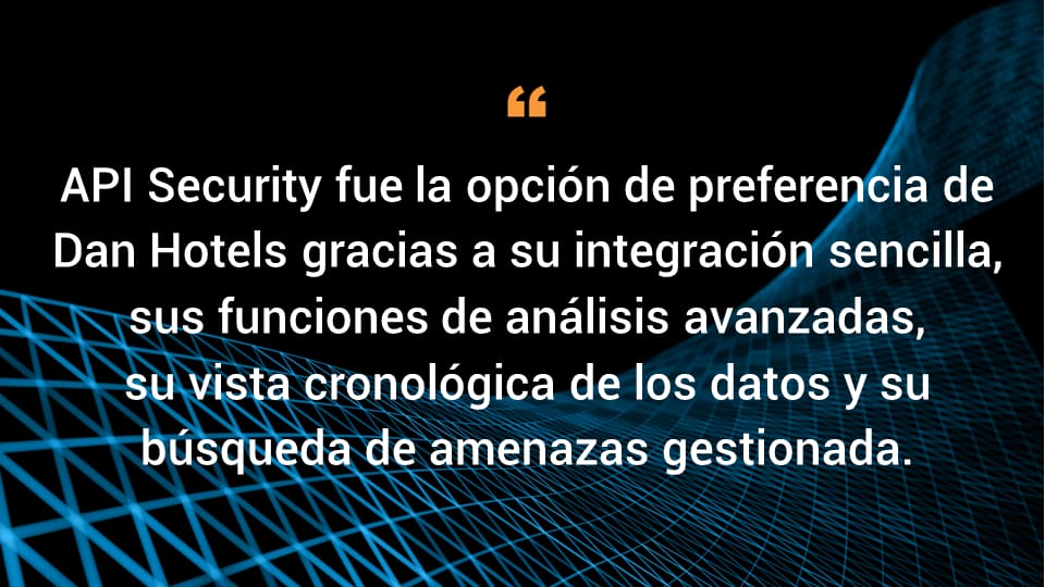 API Security was the top choice for Dan Hotels because of its easy integration, advanced analytics capabilities, timeline-based view of the data, and managed threat hunting.