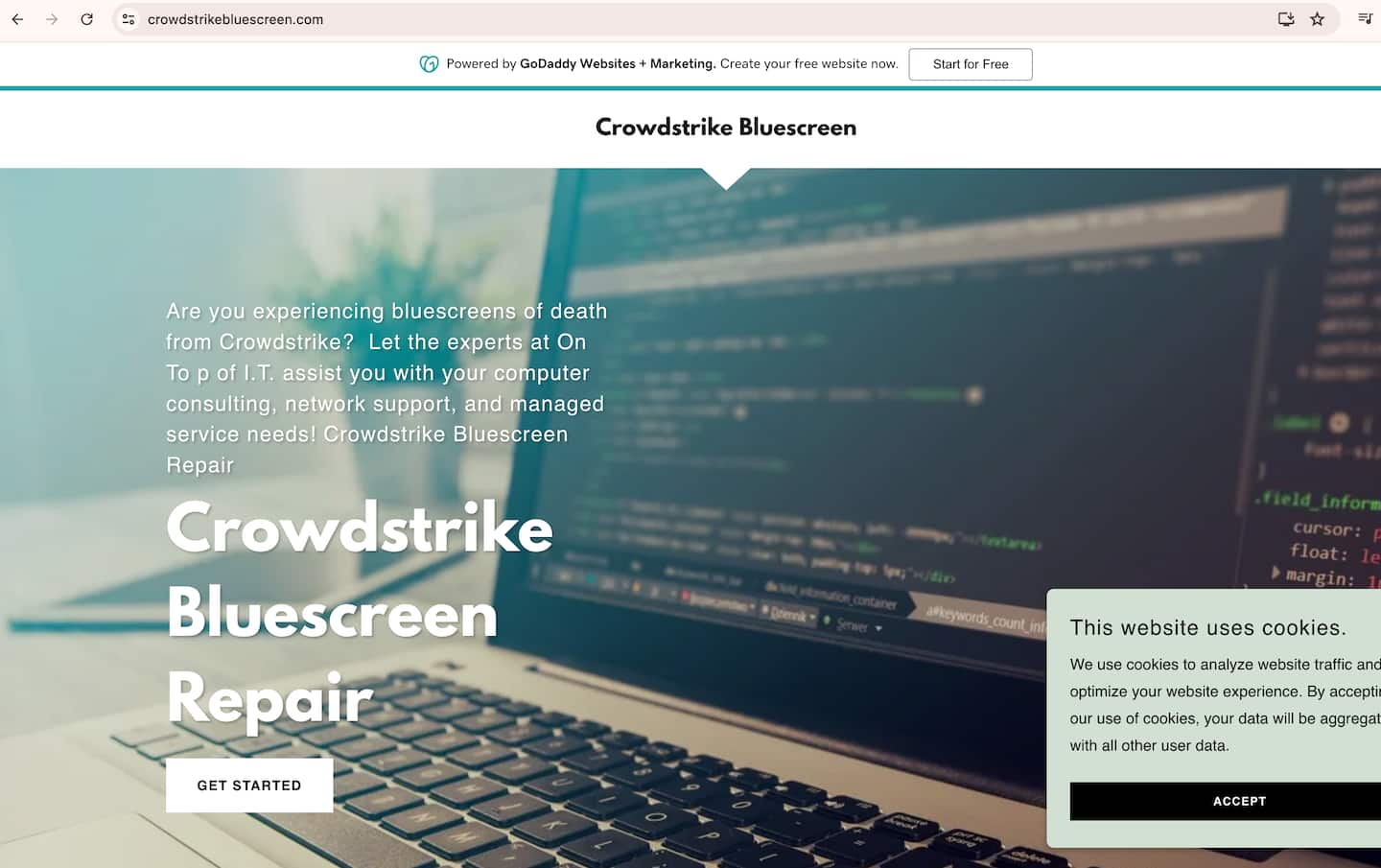 Pantalla azul de CrowdStrike