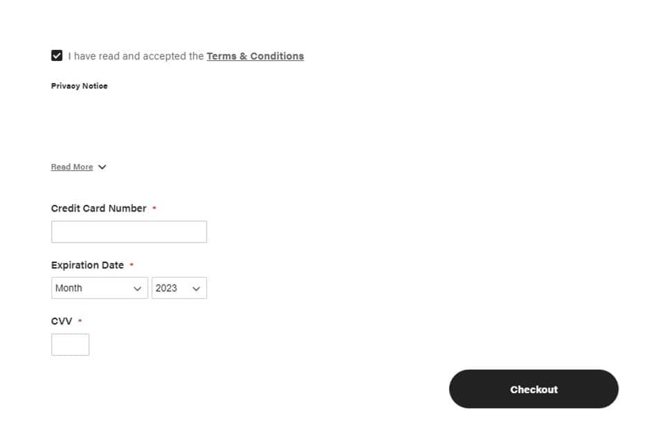 La Figure 7 est un exemple de formulaire factice créé par un skimmer.