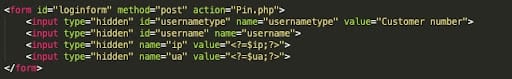 Figure 3 : Code d'exfiltration de l'agent utilisateur et de l'adresse IP de la victime