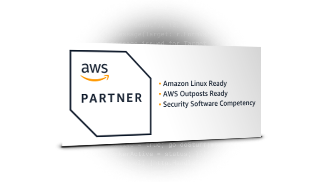 Partenaire AWS : Amazon Linux Ready, AWS Outposts Ready, Security Software Competency