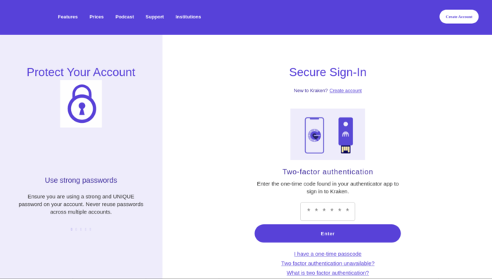 Figura: Esempio di un sito web di phishing che ruba token OTP basati su hardware