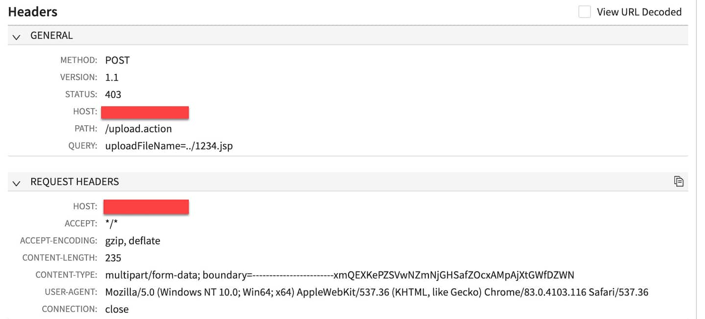 Il 12 dicembre, un giorno dopo che l'exploit PoC è stato reso ampiamente disponibile, abbiamo iniziato a riscontrare tentativi di sfruttamento simili a quelli dell'exploit PoC pubblicato (Figura 2)