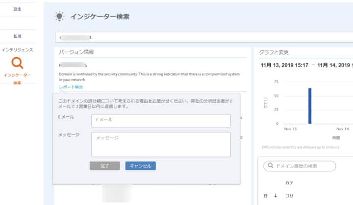 図7：アカマイへの報告画面