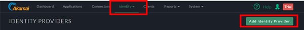 Add Identity Provider