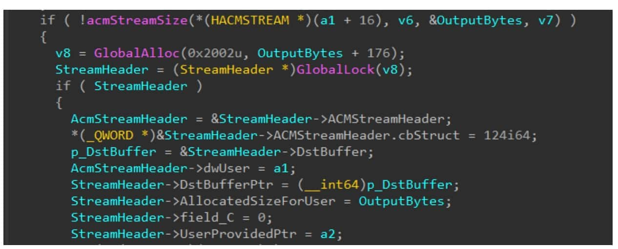 この追加の結果が GlobalAlloc に渡されます（図 6）。