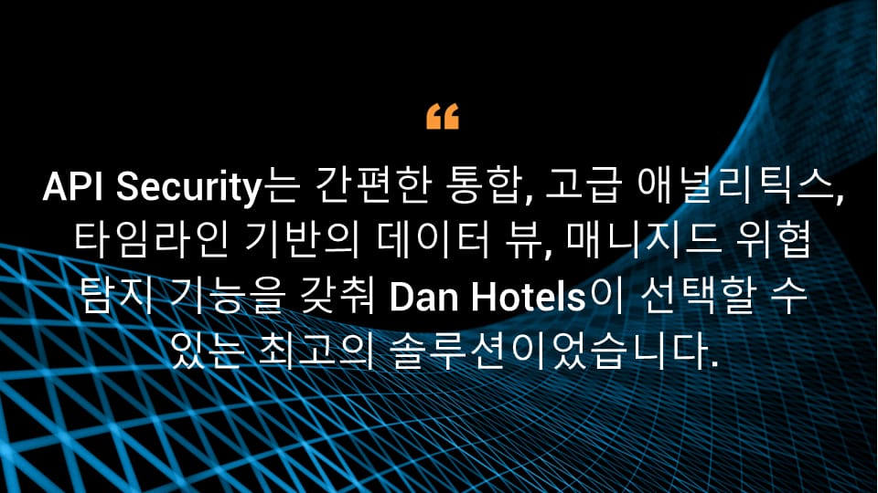 API Security was the top choice for Dan Hotels because of its easy integration, advanced analytics capabilities, timeline-based view of the data, and managed threat hunting.