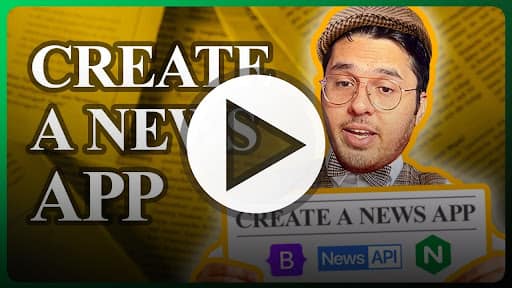 NewsAPI 및 Bootstrap을 사용해 모든 기능을 갖춘 뉴스 앱 구축