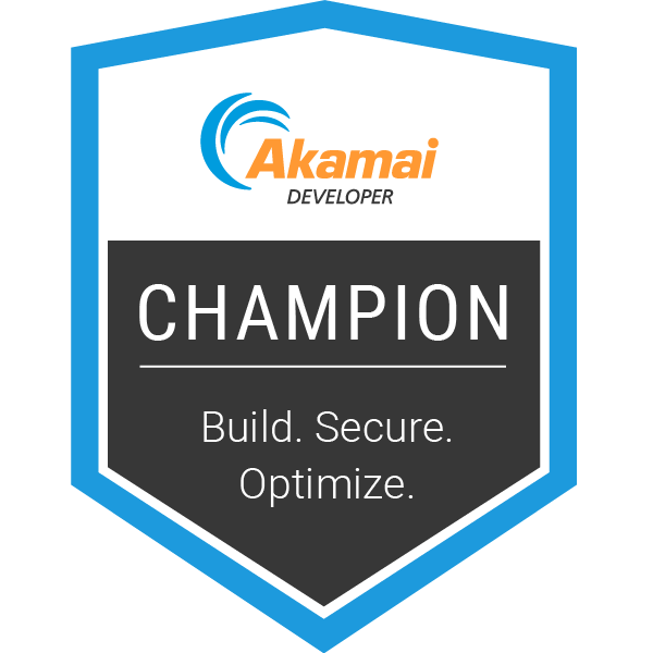 Akamai Developer Champion: Desenvolva. Proteja. Otimize.