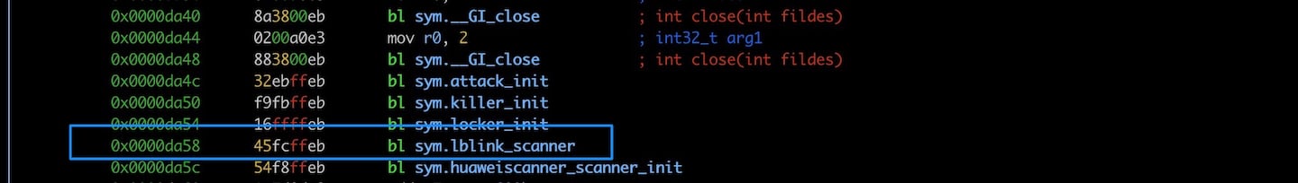 sym.lblink_scanner() 反汇编的屏幕截图